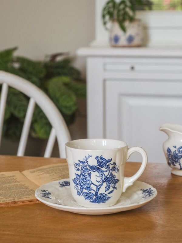 Mug avec soucoupe Royal Tudor