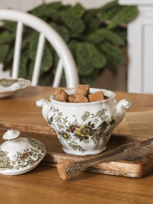 Sucrier Windsor polychrome